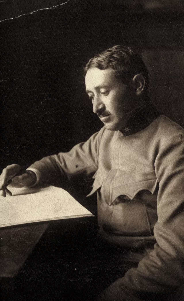 Gyula Preisz on the front in WWI Gyula Preisz on the front in WWI