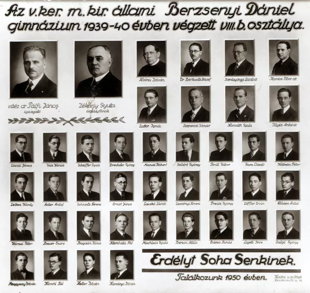 Gyorgy Preisz's graduation photo