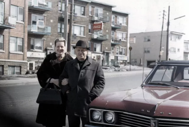 Laci Horvath with his wife in Montreal