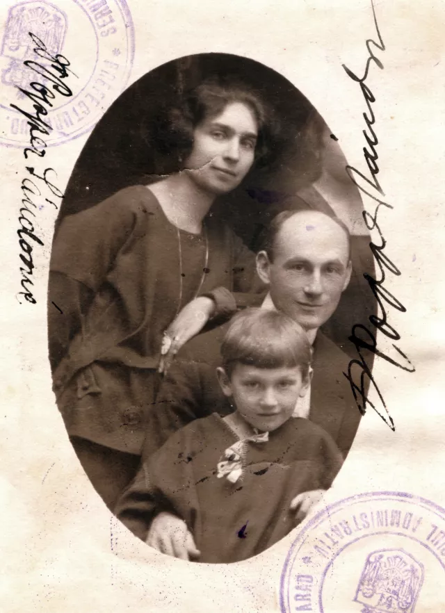 Popper Sándor,  Sándorné és András