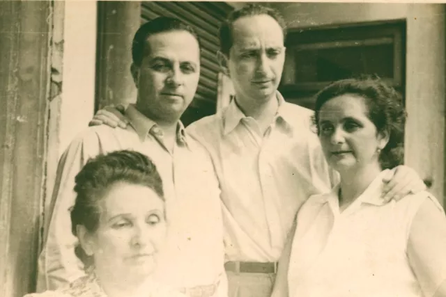 Aristide Streja and his family