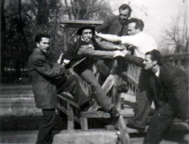 Egon Lovith with colleagues Egon Lovith with colleagues