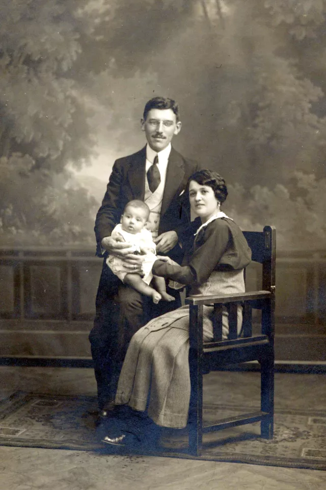 Gavril Marcuson with Leibis and Eveline Marcussohn