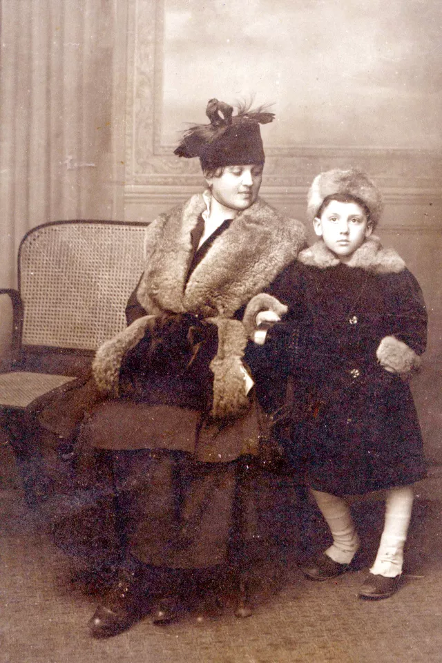 Eveline Marcussohn with Gavril Marcuson