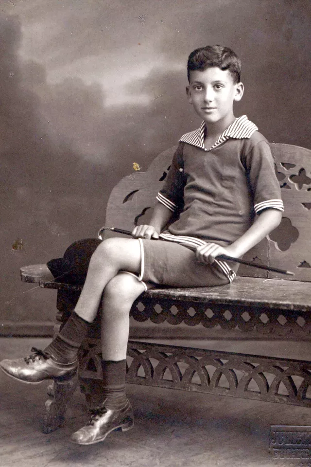 Gavril Marcuson as a boy