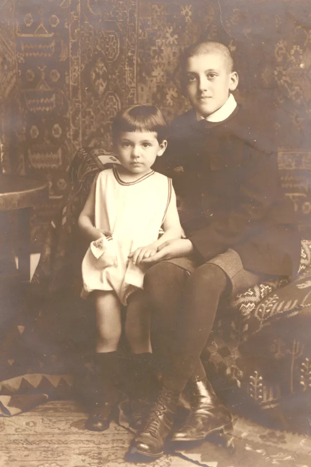 Octav Marcussohn with Gavril Marcuson