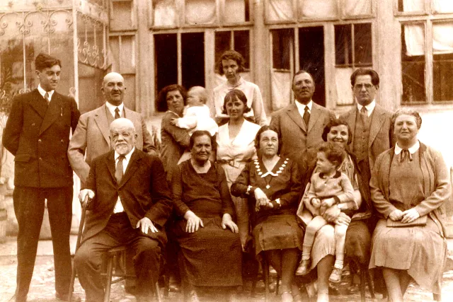 Gavril Marcuson with his maternal relatives