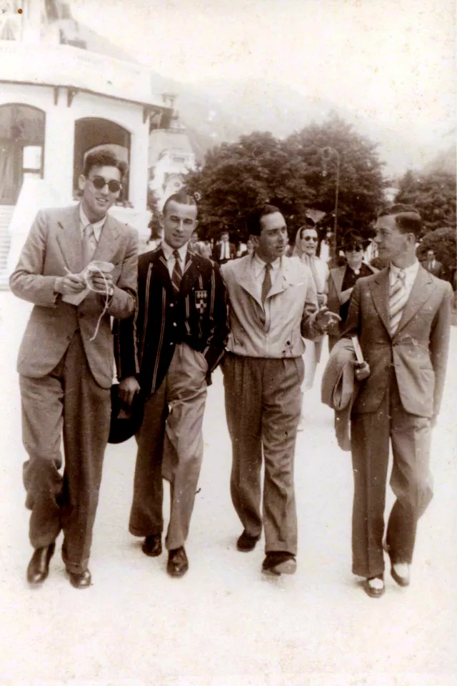 Gavril Marcuson with friends