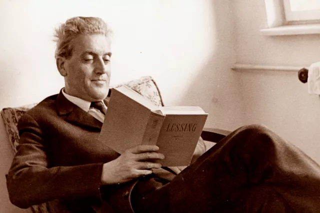 Gavril Marcuson at home