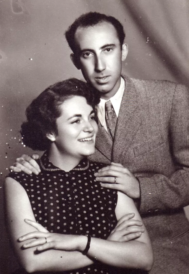 Melitta Seiler and her husband Melitta Seiler and her husband