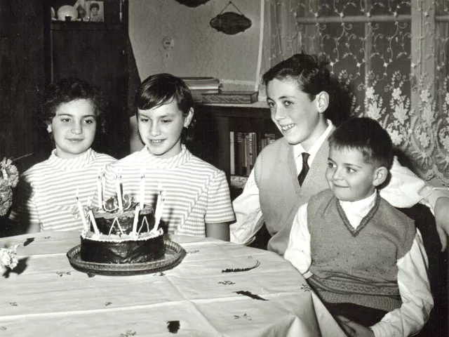 Edward Friedel at his bar mitzvah party Edward Friedel at his bar mitzvah party
