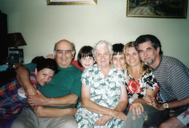 Manin Rudich with close relatives