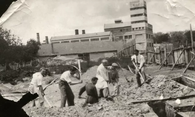 The yard of the Turda porcelain factory