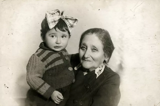 Galina Shkolnikova with her grandmother Doba Farber