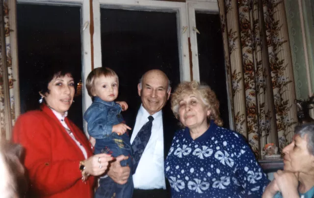 Miron Manilov and his family
