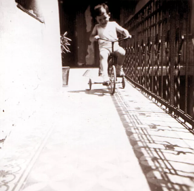 Peter Reisz as a little child