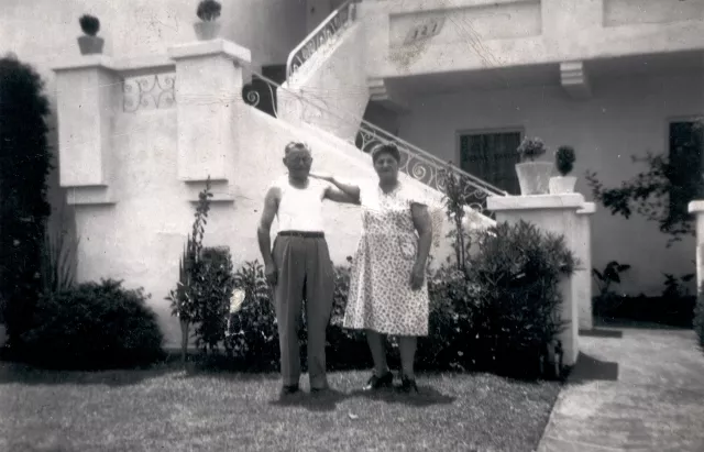 John Herscovici with his wife