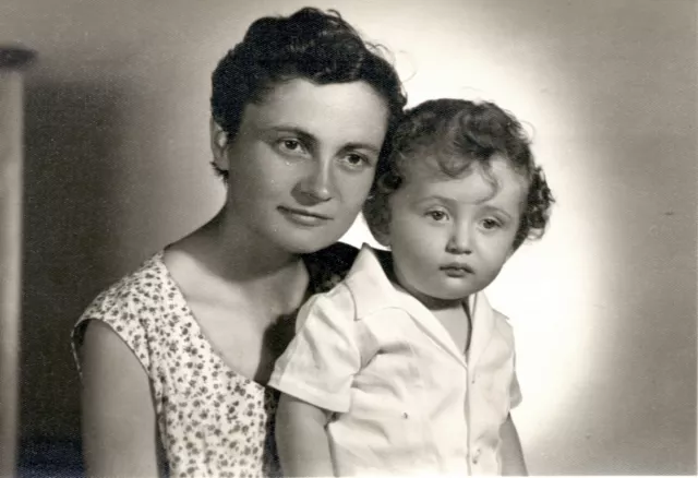 Eleonora Horovitz with her son, Emilian