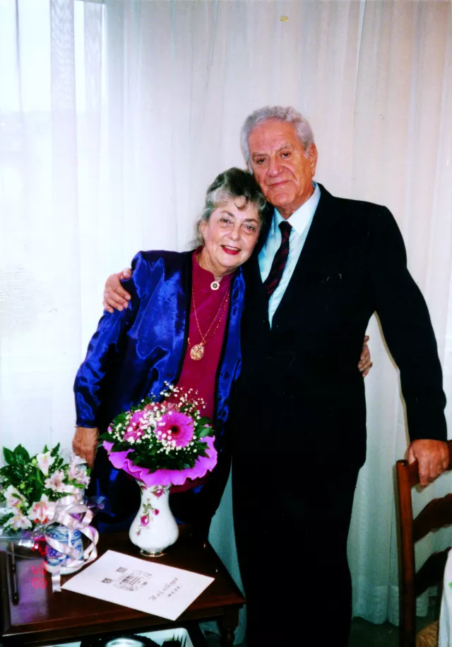 Cadik and Olga Danon's wedding day