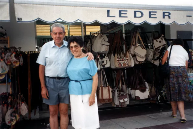 Albert Gazik and Alica Gazikova on a holiday in Spain Albert Gazik and Alica Gazikova on a holiday in Spain