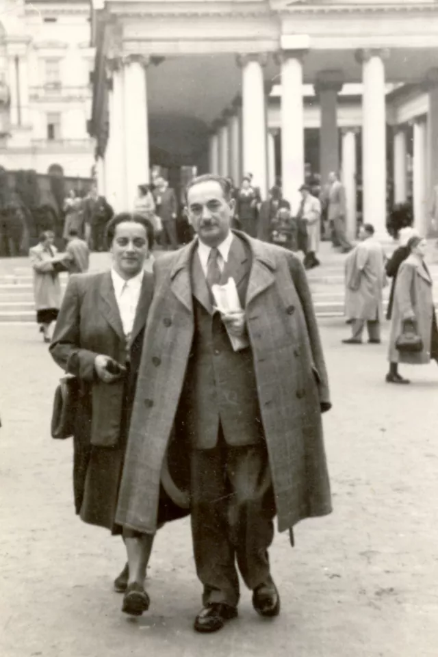 Frida and Alexander Pressburger in Karlovy Vary