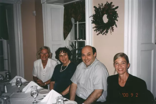 Agnesa Urbanova with her cousin, his wife, and her daughter Tatjana