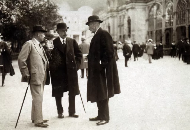 Julius Hahn with friends in Karlovy Vary Julius Hahn with friends in Karlovy Vary