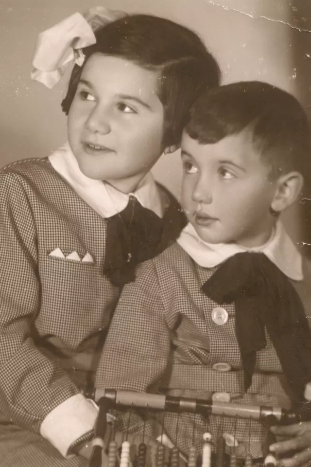 Magda Frkalova and Imrich Wohlstein