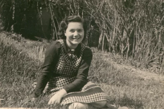 Magda Frkalova at the Bolmut farm