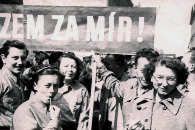 Marta Jakobovicová május elsejei felvonuláson