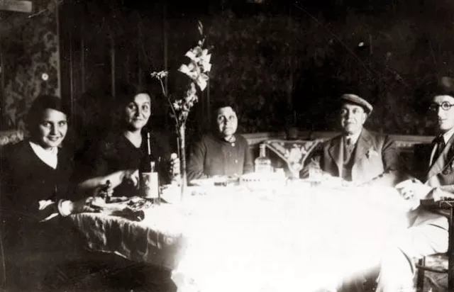 Marta Pasternakova and family