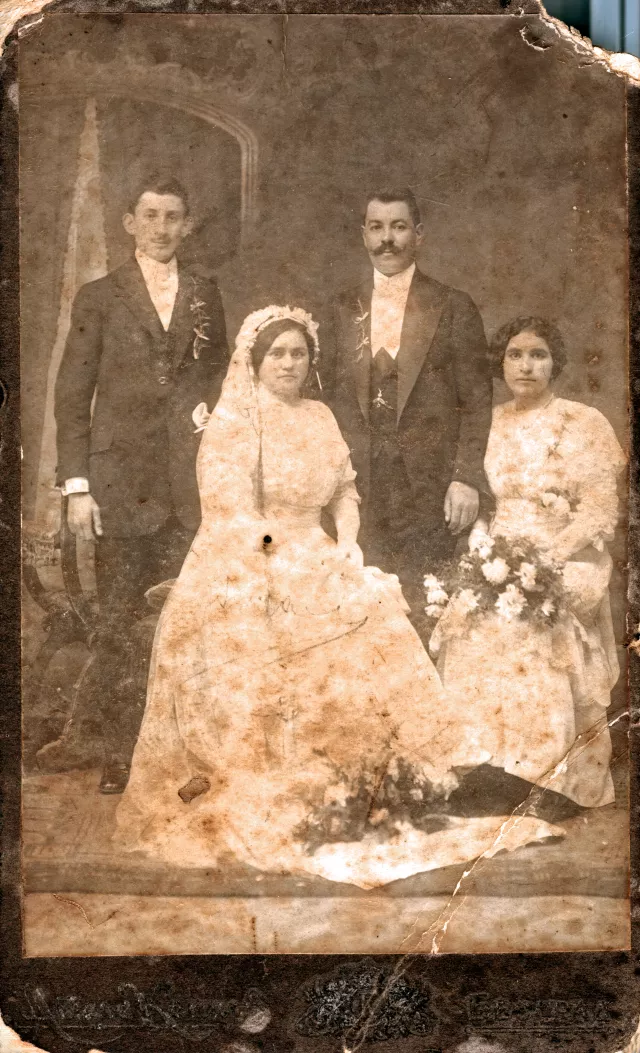 Jakov Kalef at his wedding