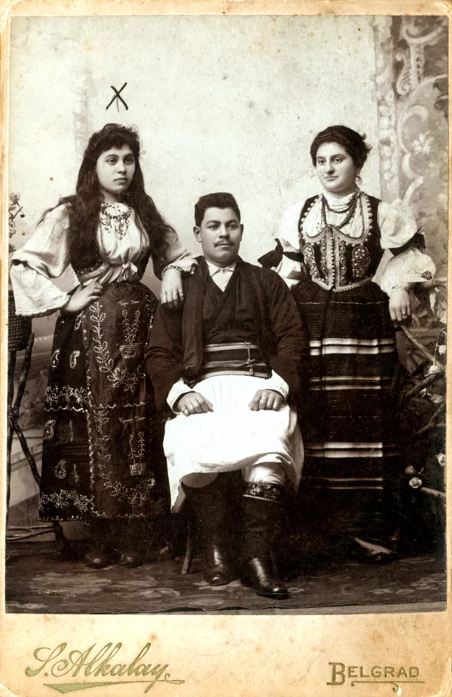 Jakov Kalef and his sister Sara Kalef