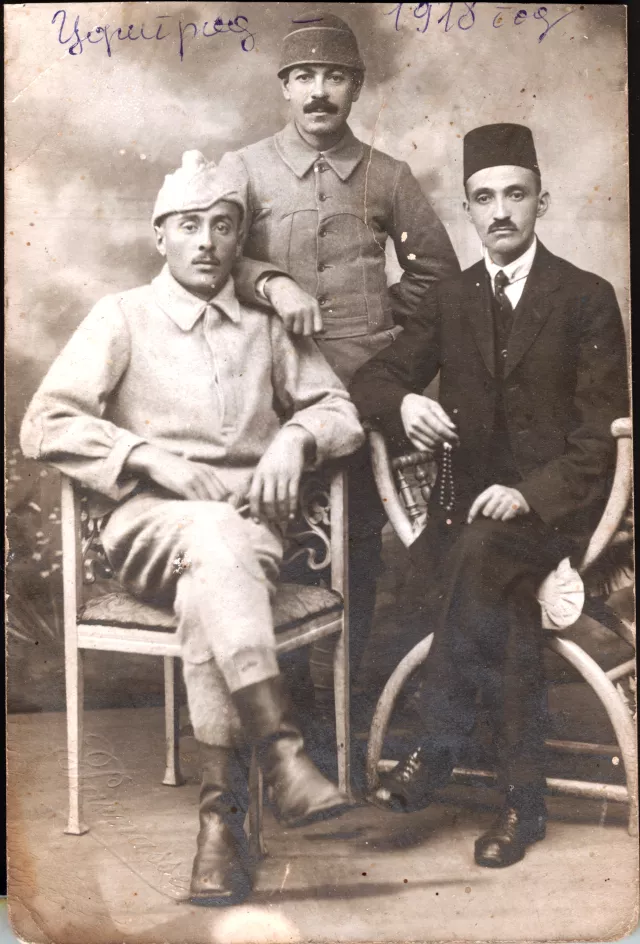Jakov Kalef in Turkey in army uniform