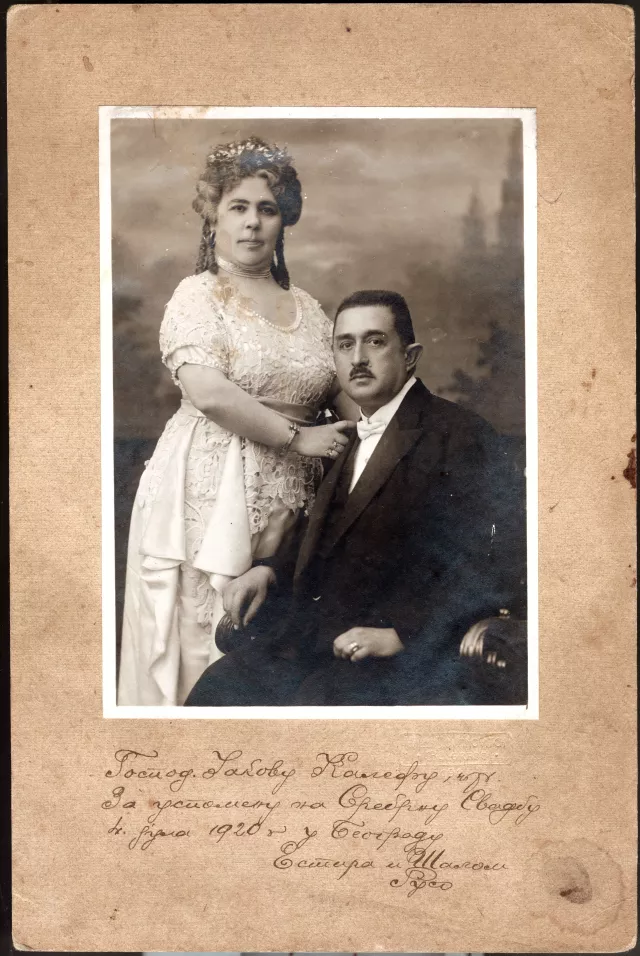 Salom and Ester Ruso on their 25th wedding anniversary