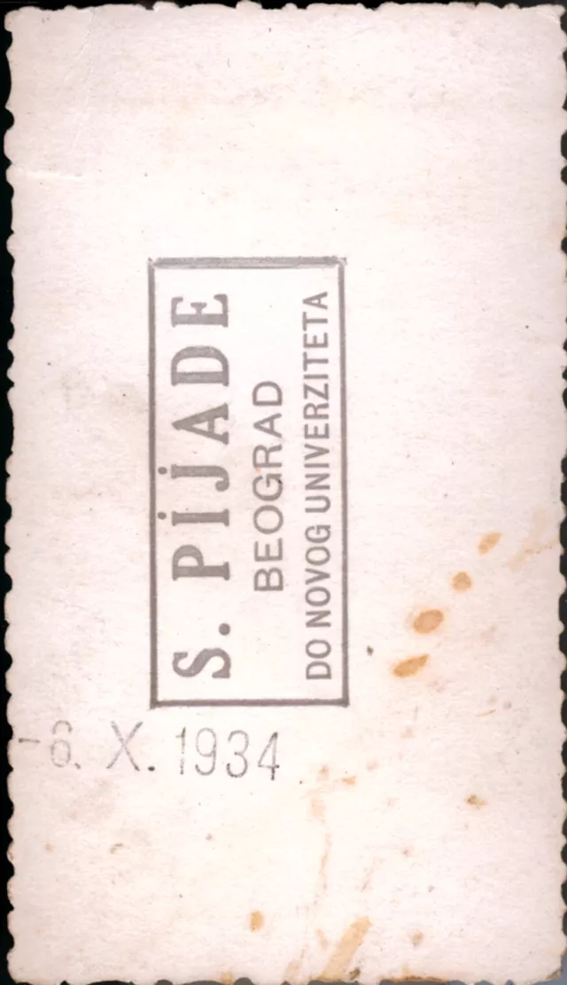 Back of photo of David Kalef