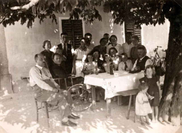Matilda Cerge's father Avram Kalef and maternal relatives in Slovenia