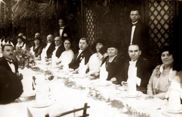 The engagement dinner of  Gyuri Fleischer