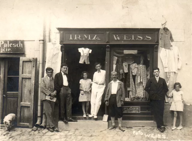 Edita Weissova at family shop in  Prievidza