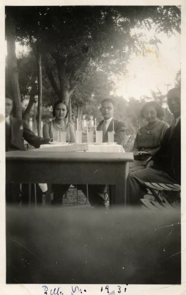 Eli Perahya at a weekend party with his friends