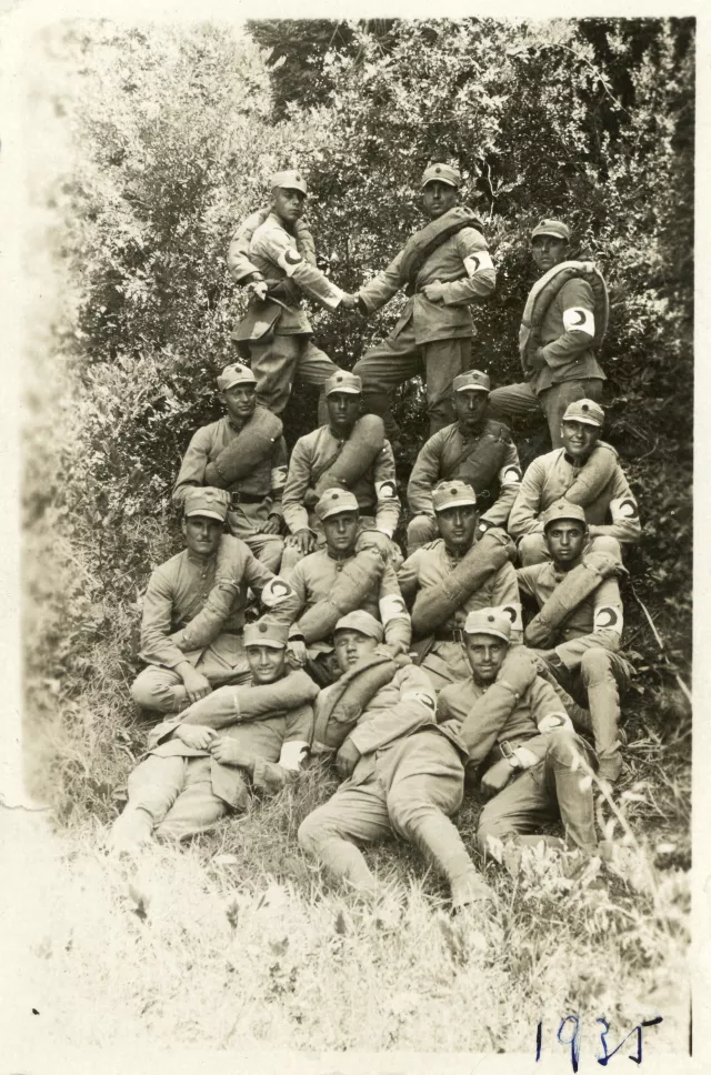 Eli Perahya in the Sanitary Corps