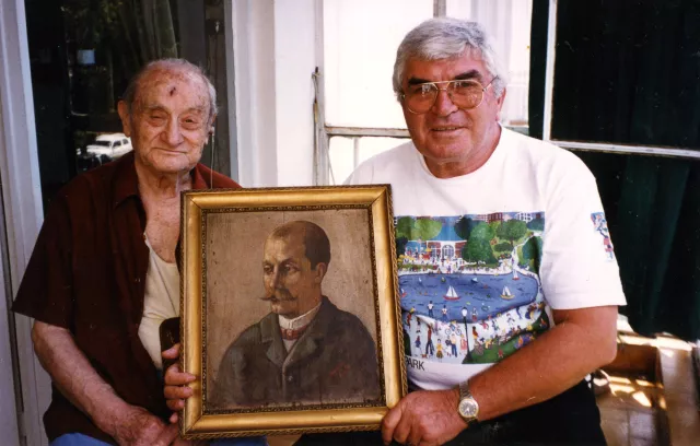 Avni Tuncer and his nephew Moshe Nassi