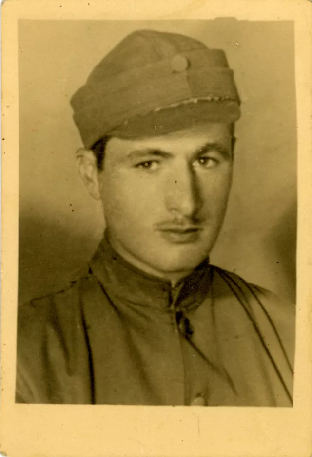 Eli Finanser during his 20 classes military service