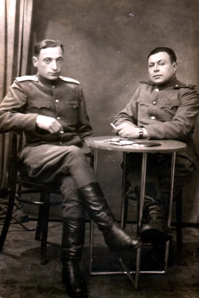 Boris Katz and his friend Boris Katz and his friend