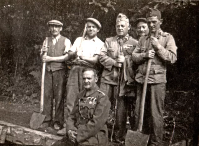 Eshye Galpert in forced labor service Eshye Galpert in forced labor service