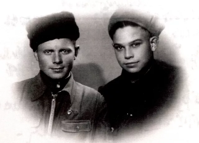 Elka Roizman's brother Boris Braiman and his friend