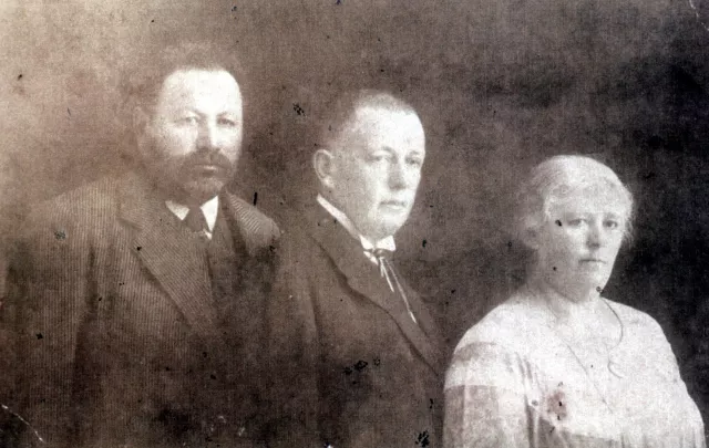 Aunt Sima with her husband and her uncle