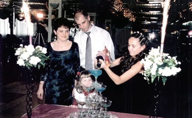 The family of Anna Ivankovitser's daughter Marina Fisher