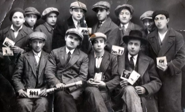 Henrich Zinger with school friends