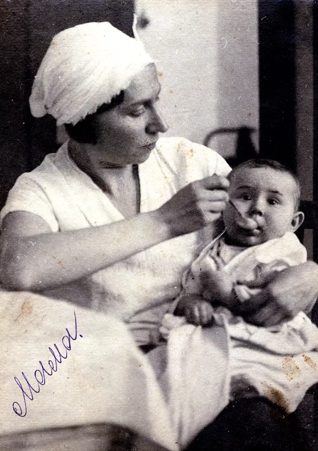 Irina Lidskaya and her mother Dina Konstantinovna Itskovich